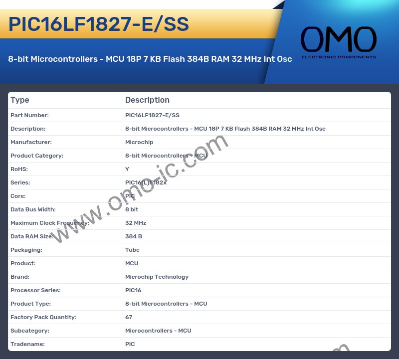 PIC16LF1827-E/SS