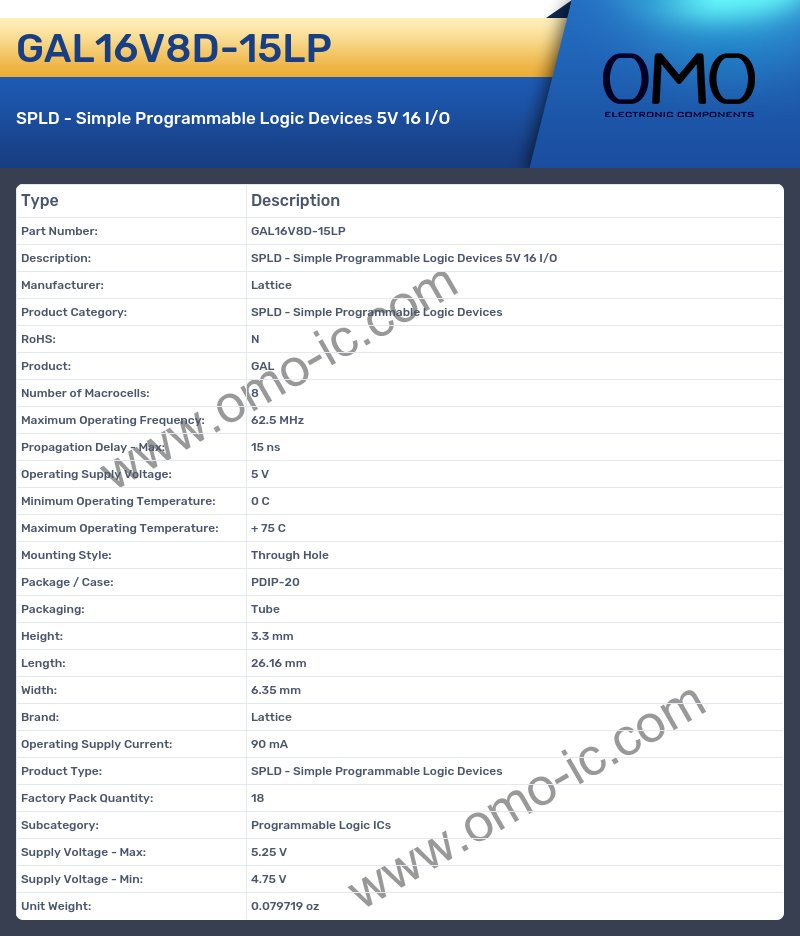 GAL16V8D-15LP
