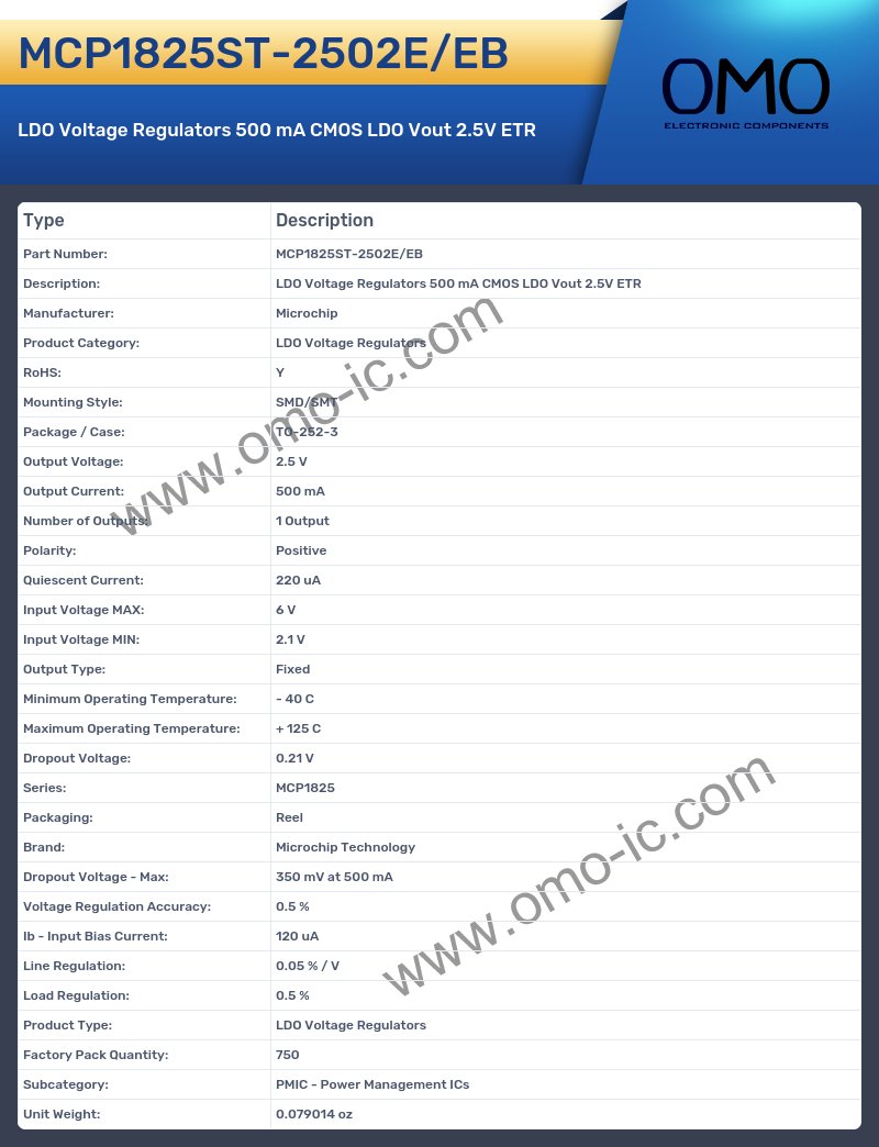 MCP1825ST-2502E/EB