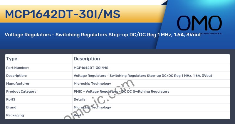 MCP1642DT-30I/MS