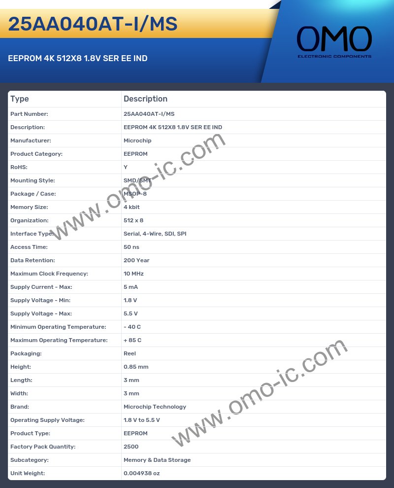 25AA040AT-I/MS