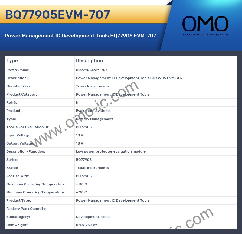 BQ77905EVM-707