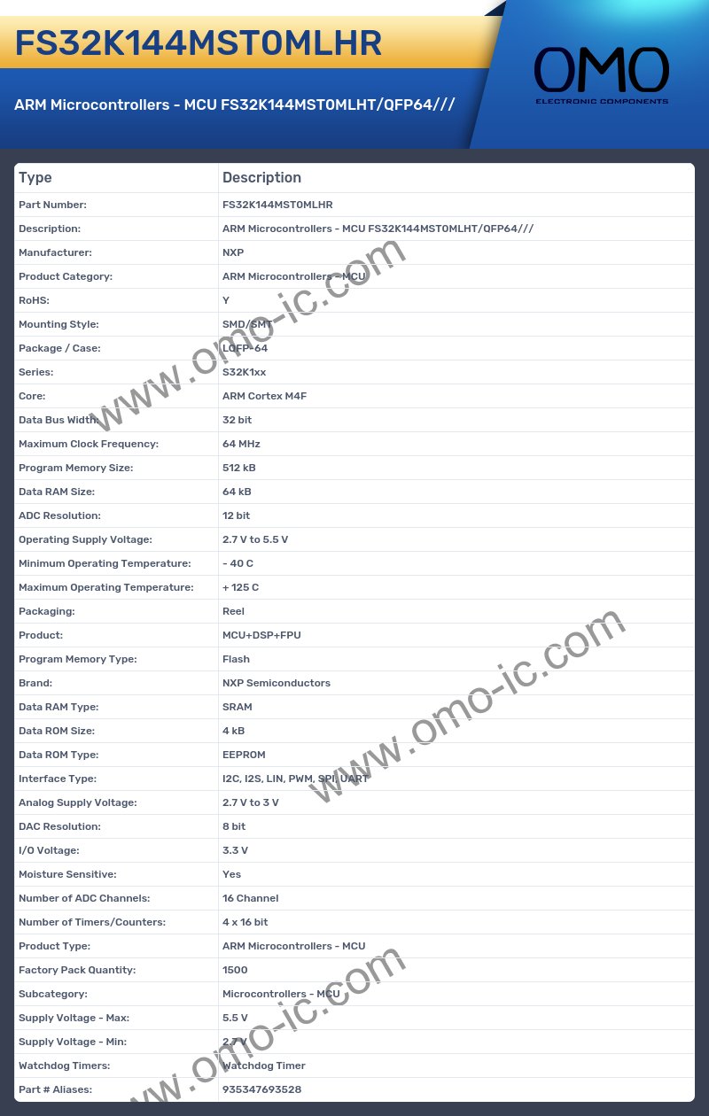 FS32K144MST0MLHR