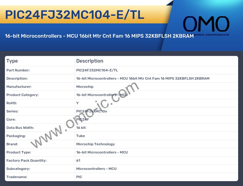 PIC24FJ32MC104-E/TL
