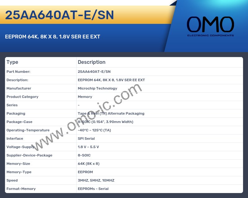 25AA640AT-E/SN