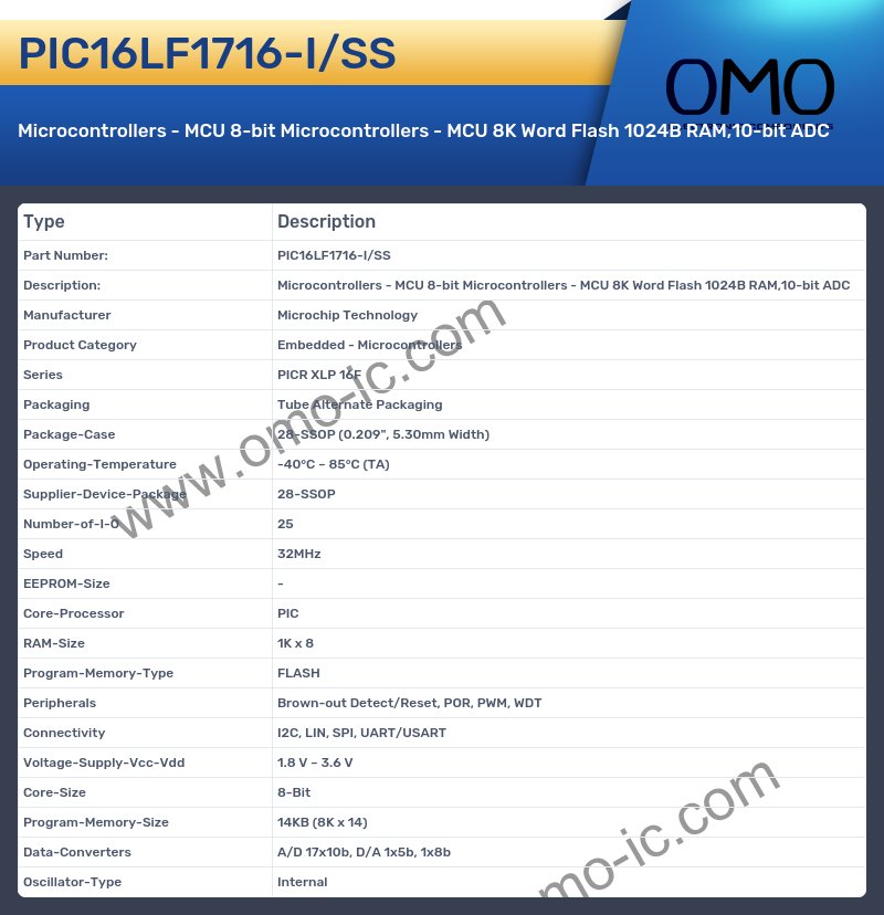 PIC16LF1716-I/SS