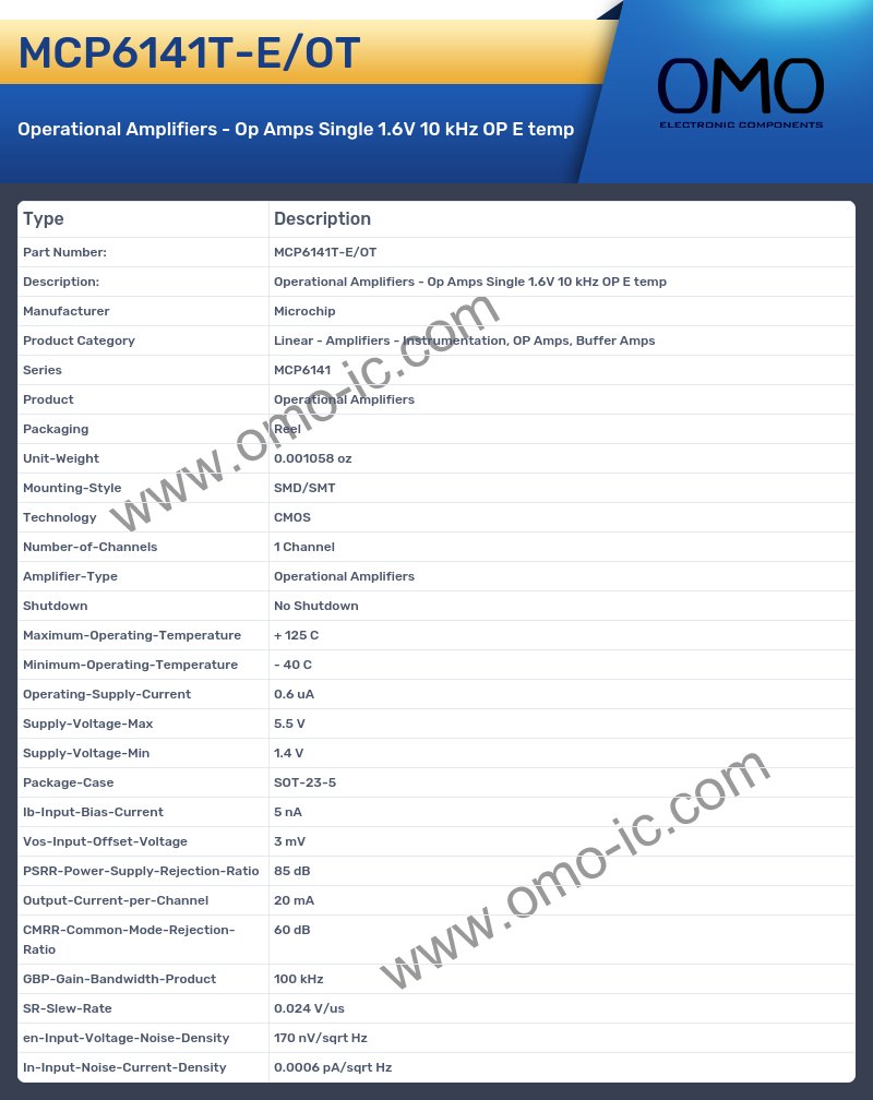 MCP6141T-E/OT