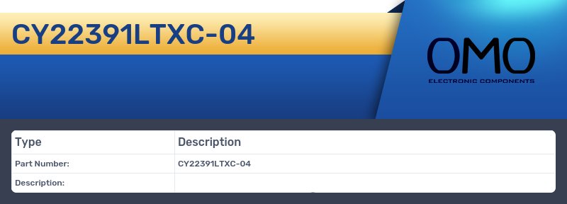 CY22391LTXC-04