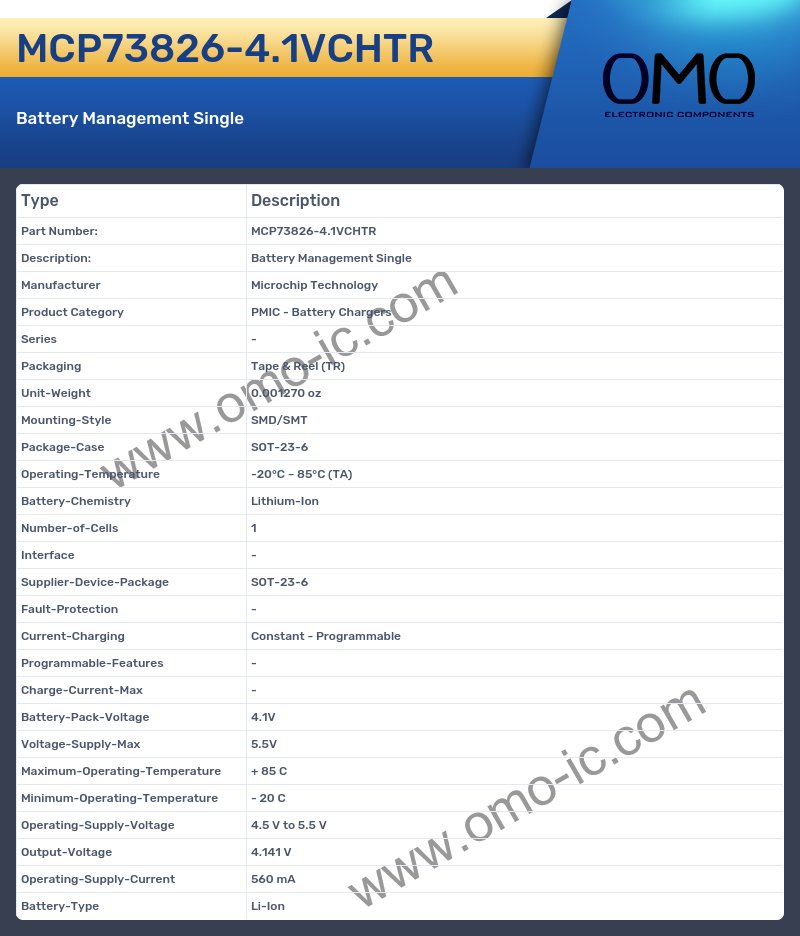 MCP73826-4.1VCHTR
