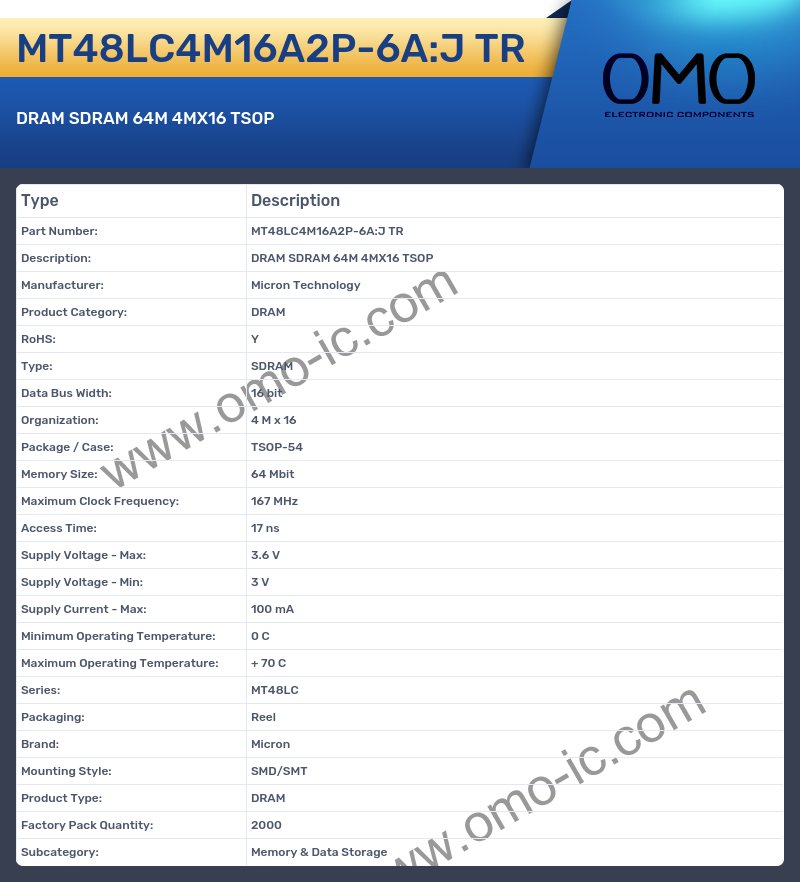 MT48LC4M16A2P-6A:J TR