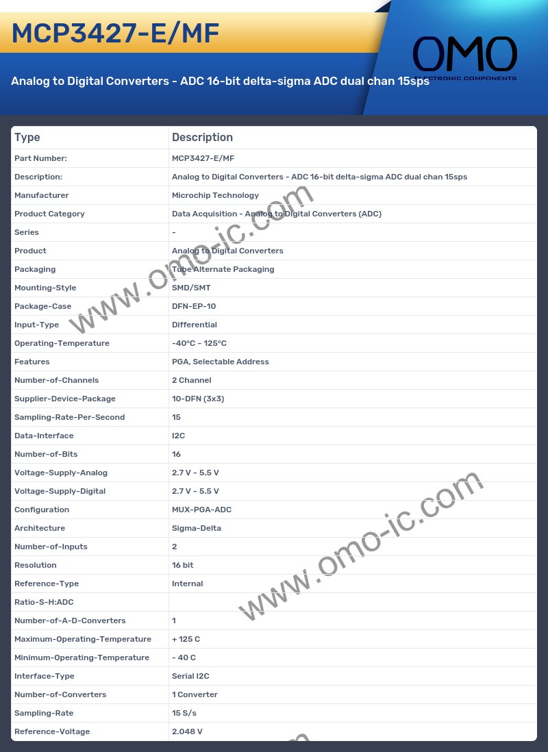 MCP3427-E/MF
