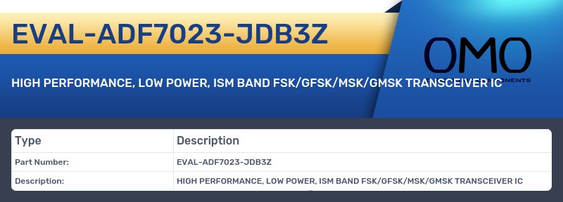EVAL-ADF7023-JDB3Z