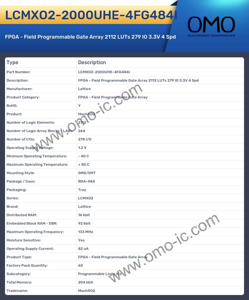 LCMXO2-2000UHE-4FG484I