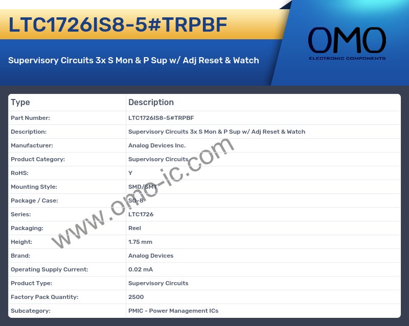 LTC1726IS8-5#TRPBF