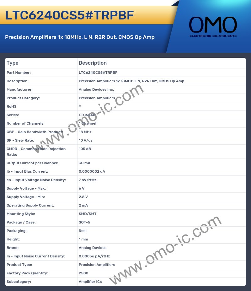 LTC6240CS5#TRPBF