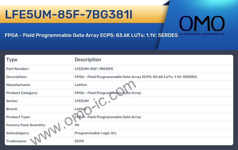 LFE5UM-85F-7BG381I