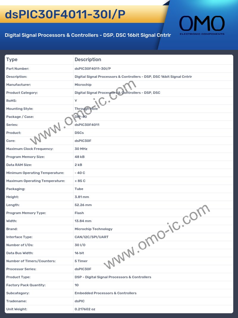 dsPIC30F4011-30I/P