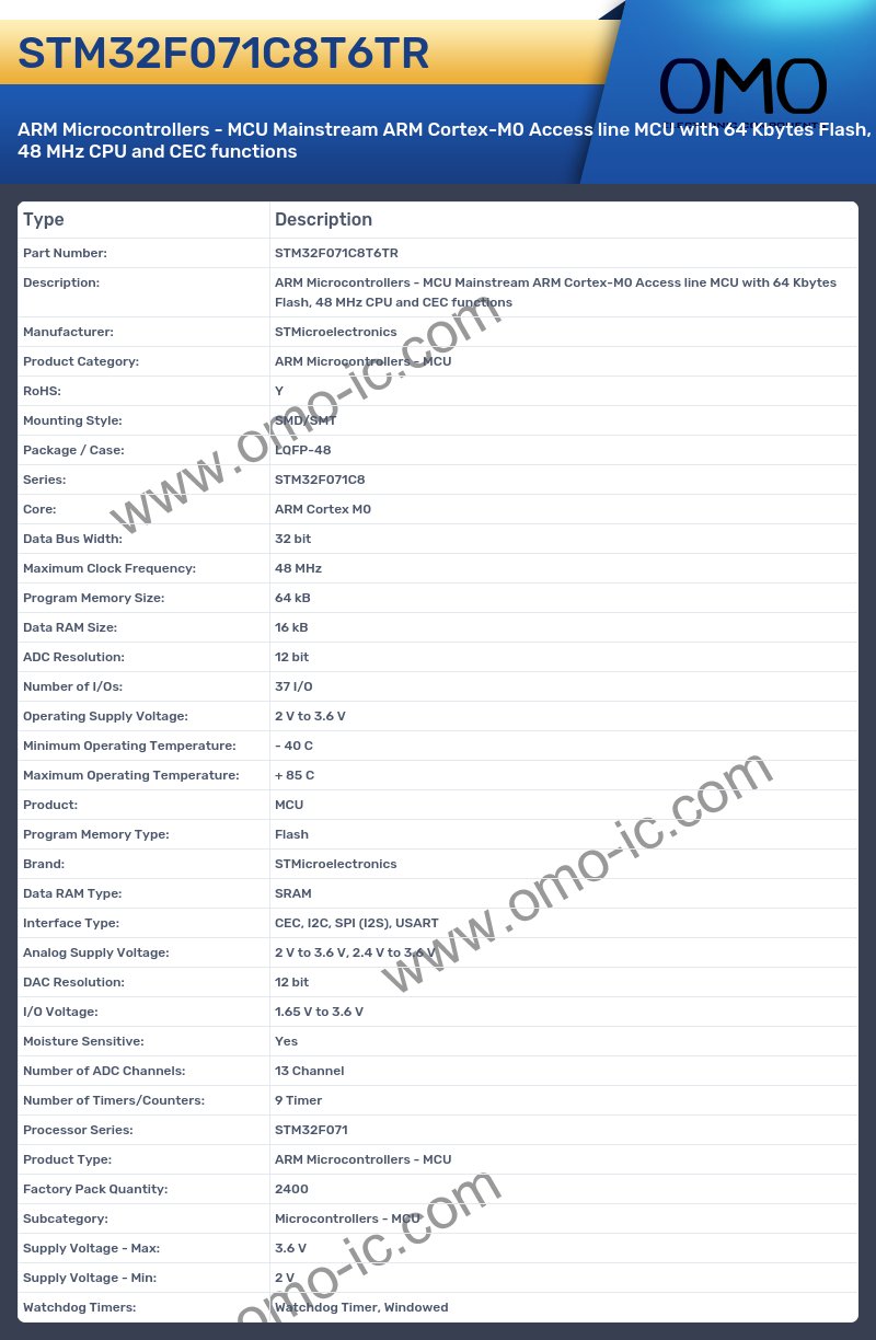 STM32F071C8T6TR