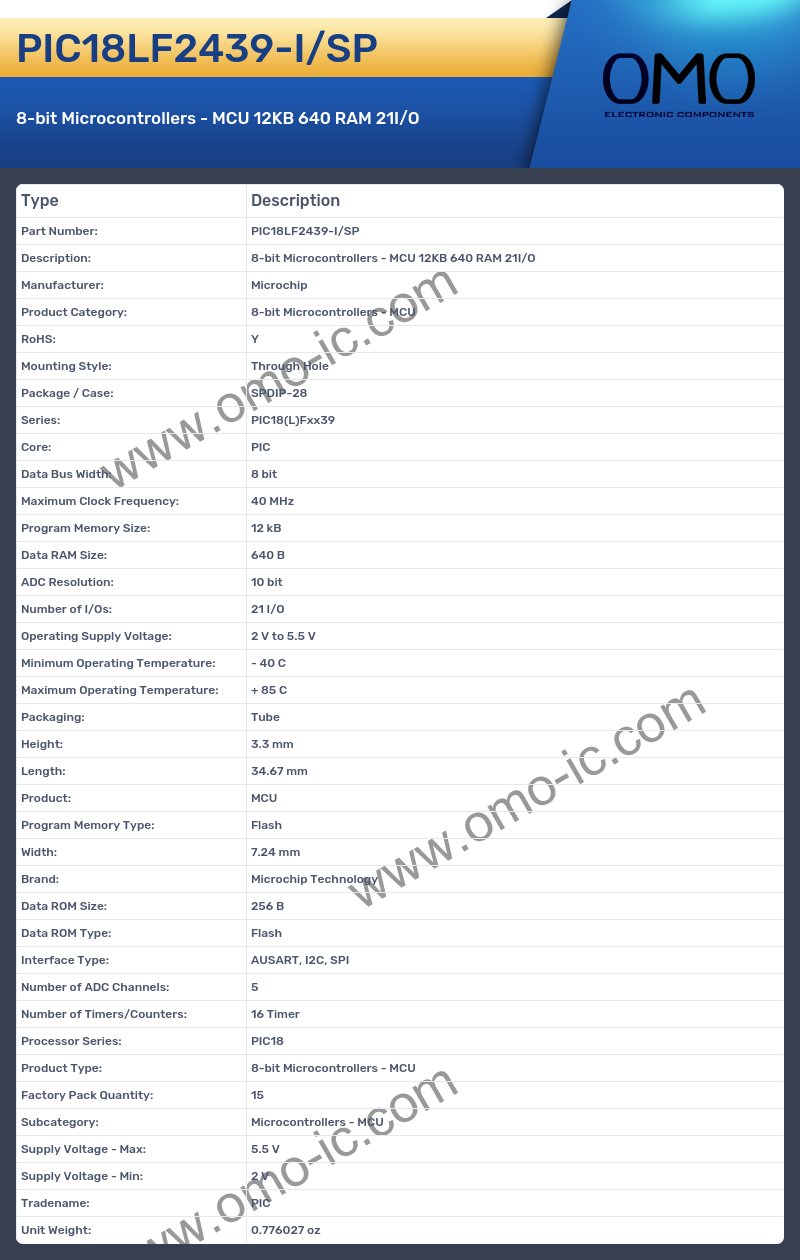 PIC18LF2439-I/SP