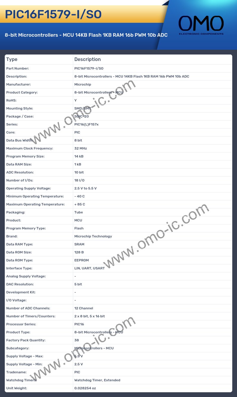 PIC16F1579-I/SO