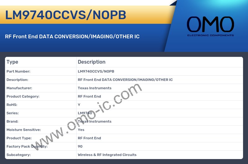 LM9740CCVS/NOPB