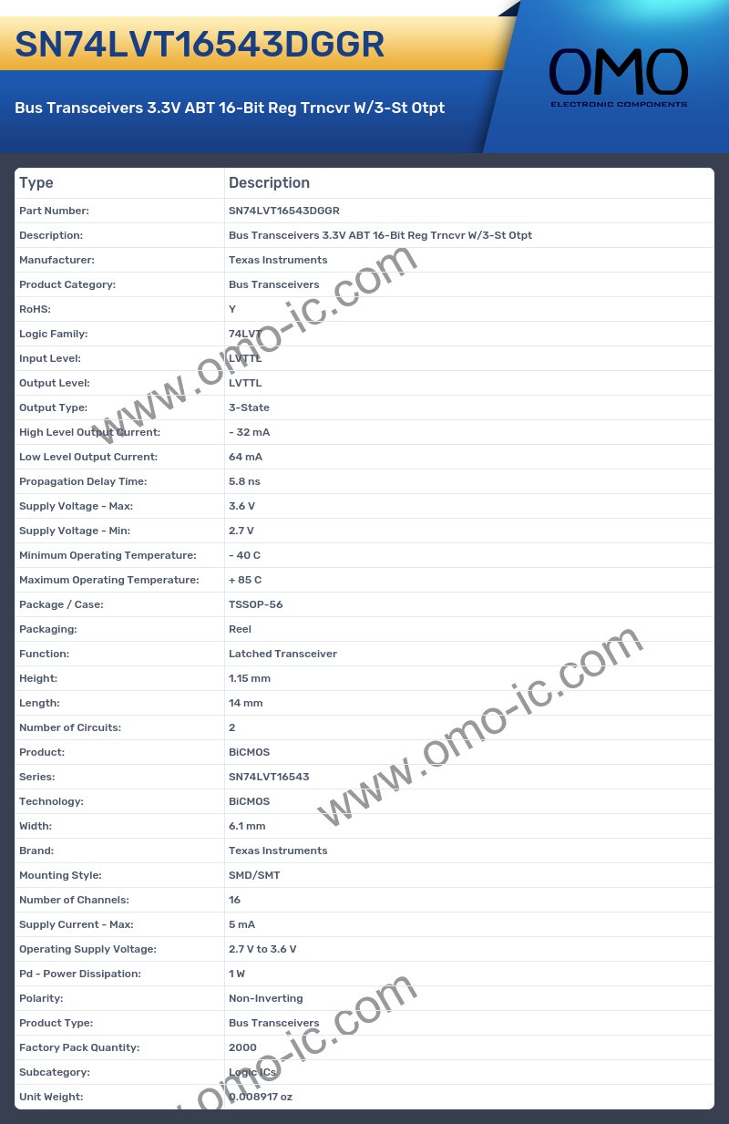 SN74LVT16543DGGR
