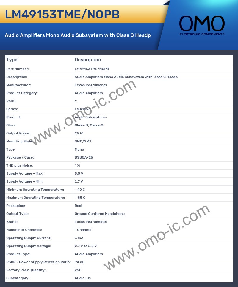 LM49153TME/NOPB