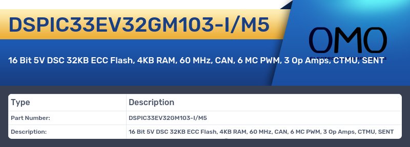 DSPIC33EV32GM103-I/M5