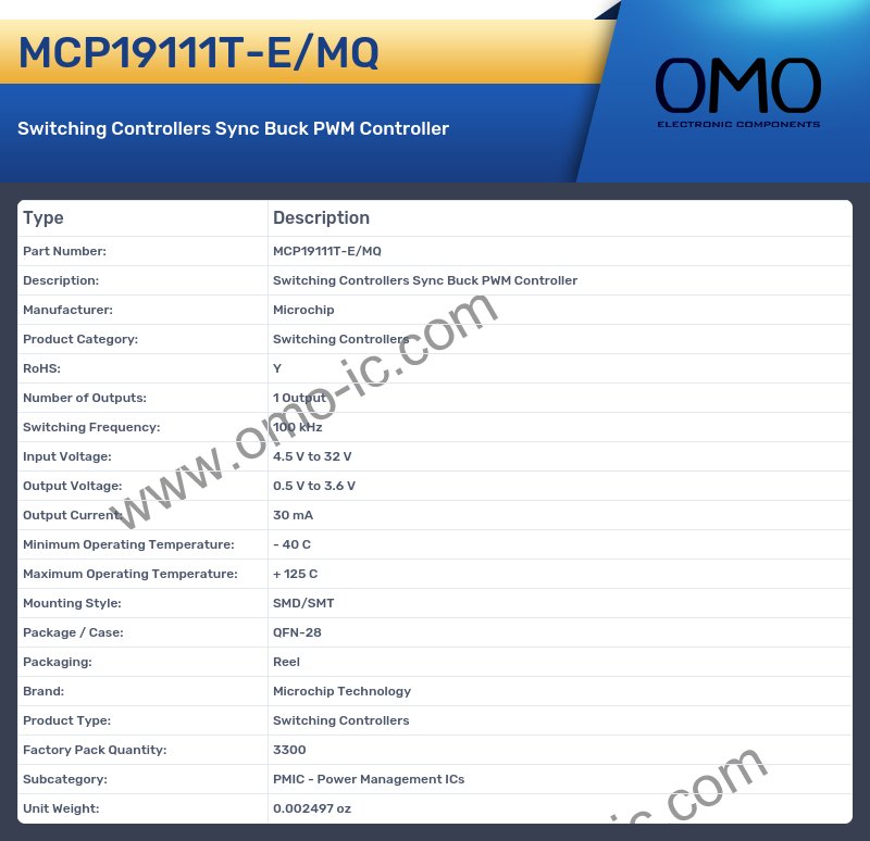 MCP19111T-E/MQ