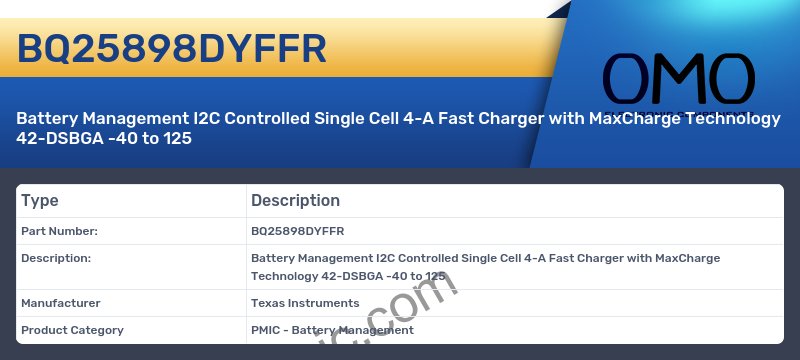 BQ25898DYFFR