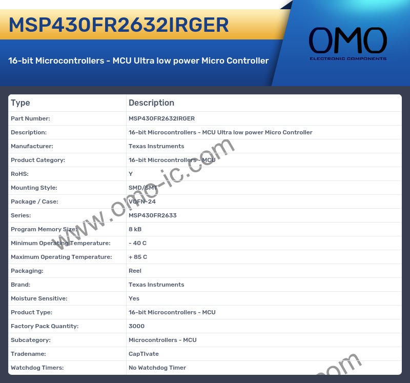 MSP430FR2632IRGER