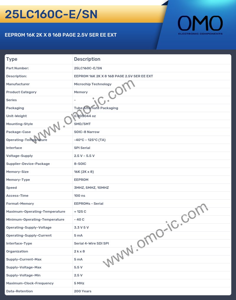 25LC160C-E/SN