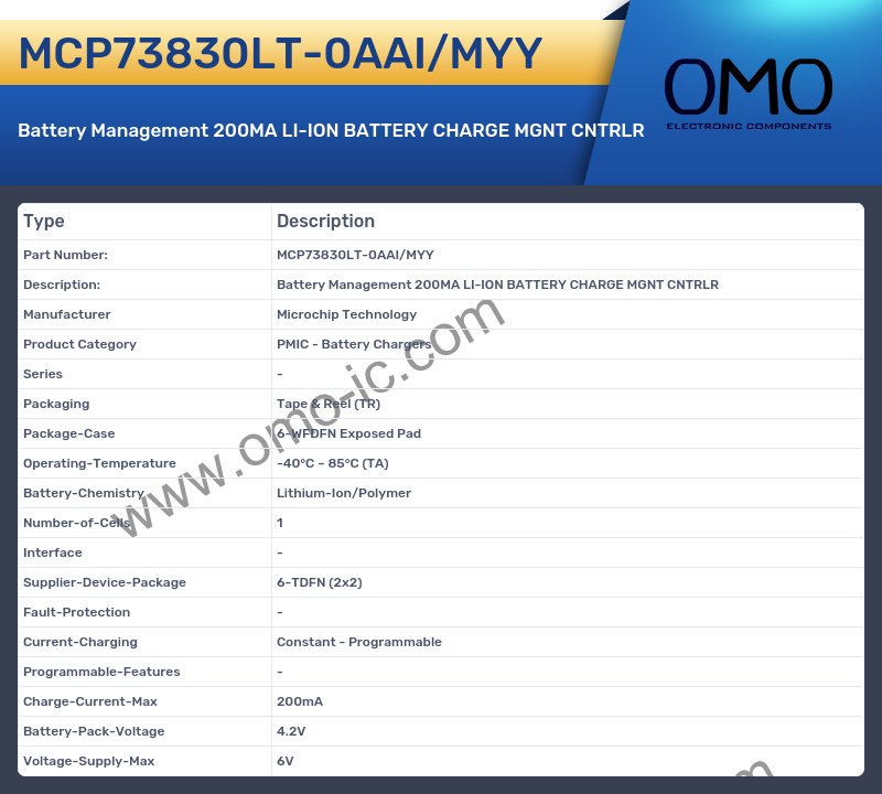 MCP73830LT-0AAI/MYY