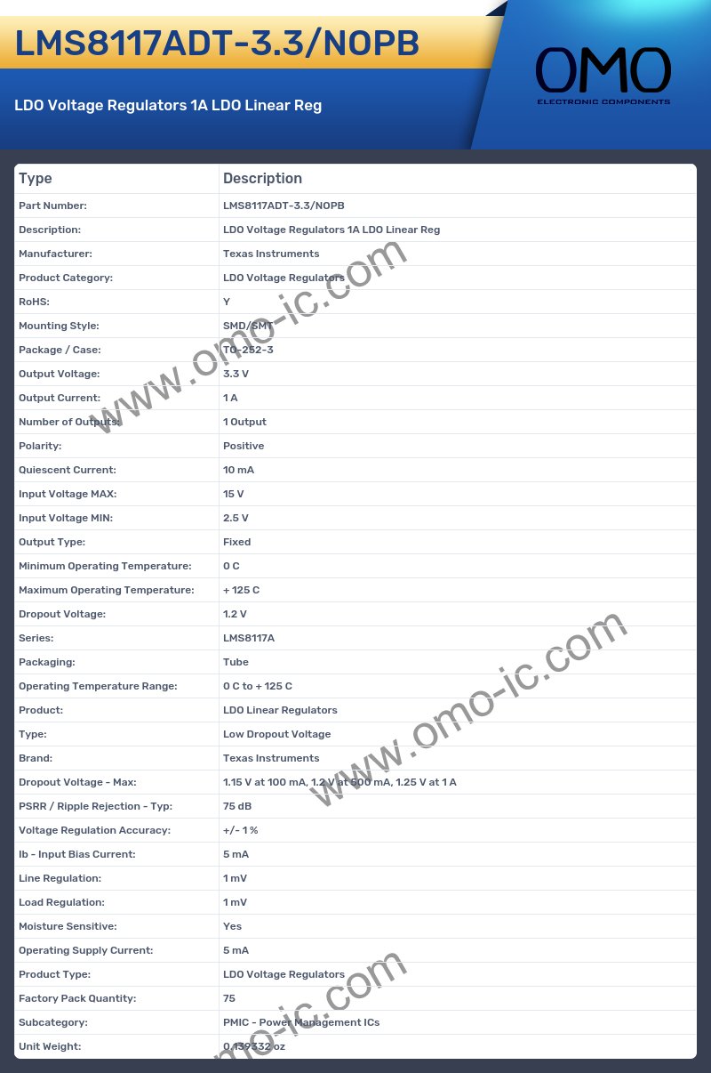 LMS8117ADT-3.3/NOPB