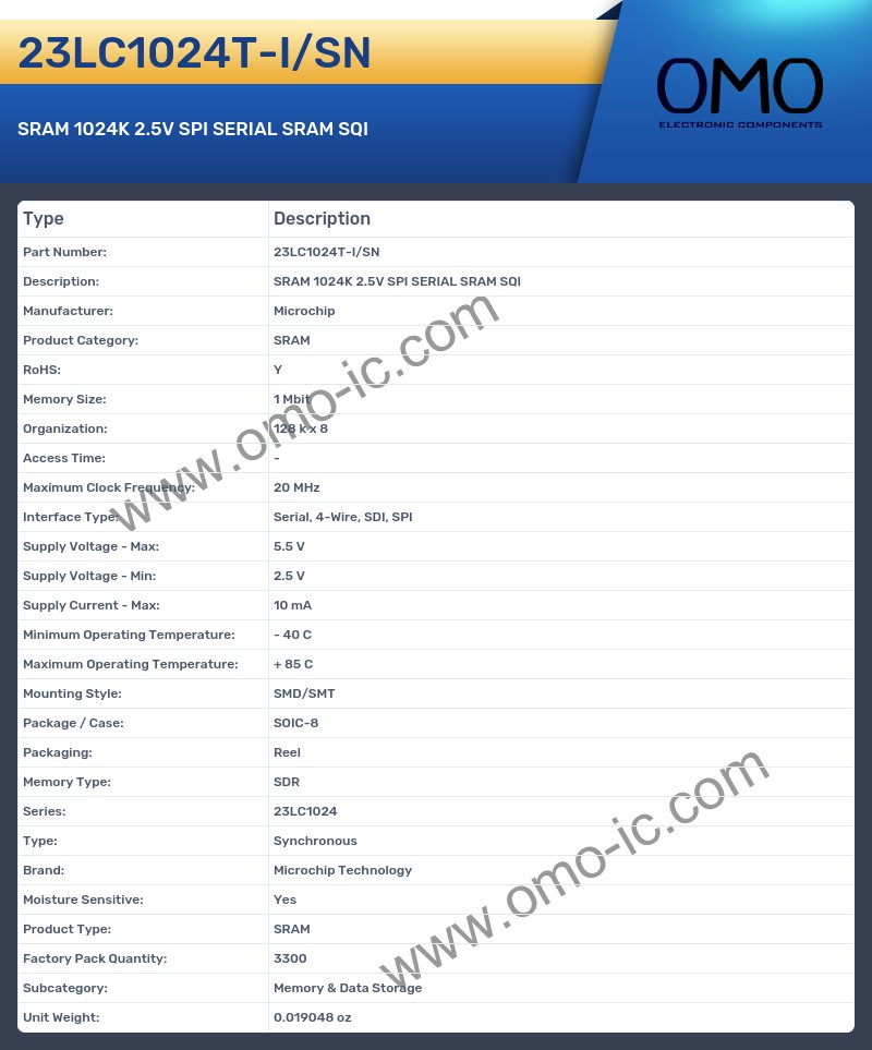 23LC1024T-I/SN