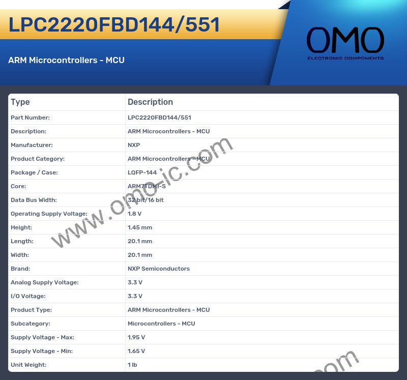 LPC2220FBD144/551
