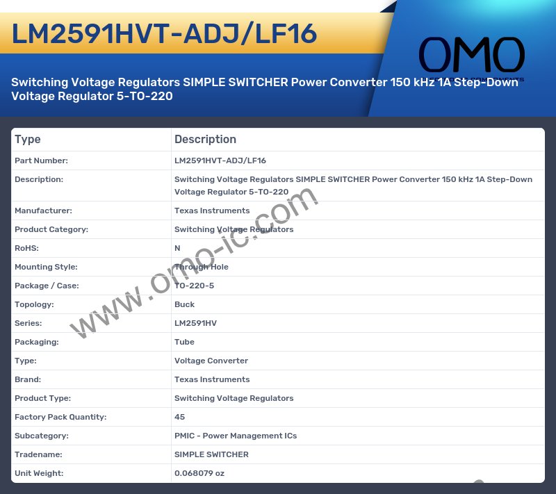 LM2591HVT-ADJ/LF16