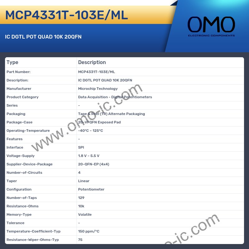 MCP4331T-103E/ML