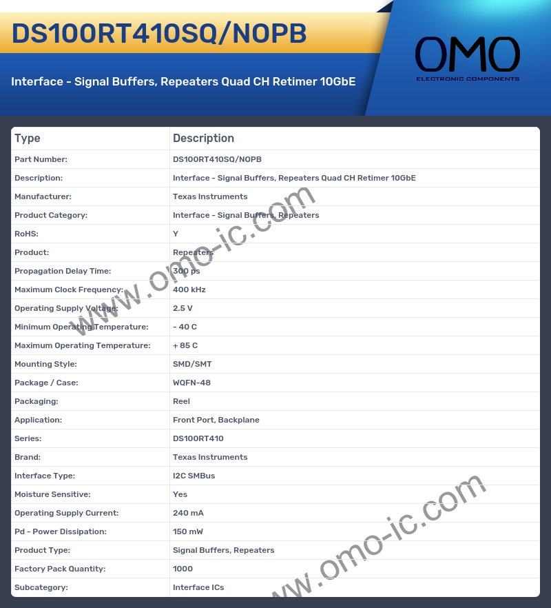 DS100RT410SQ/NOPB