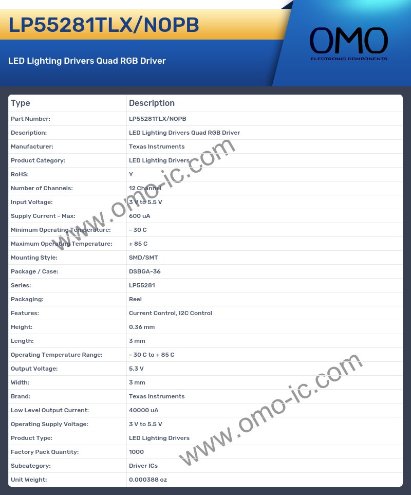 LP55281TLX/NOPB