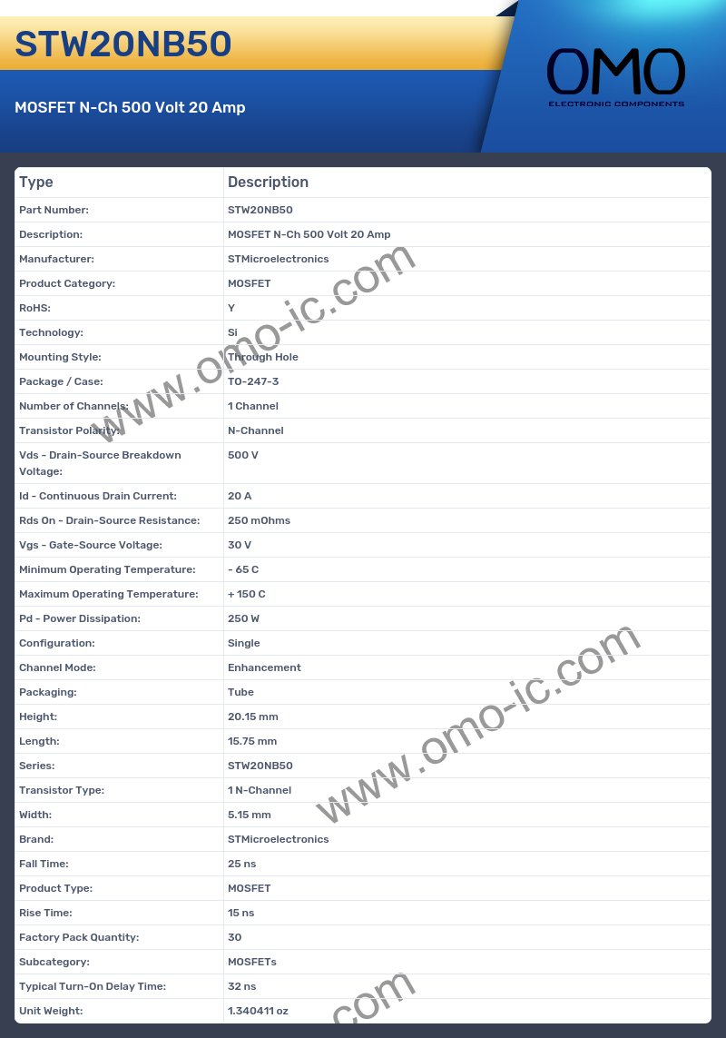 STW20NB50