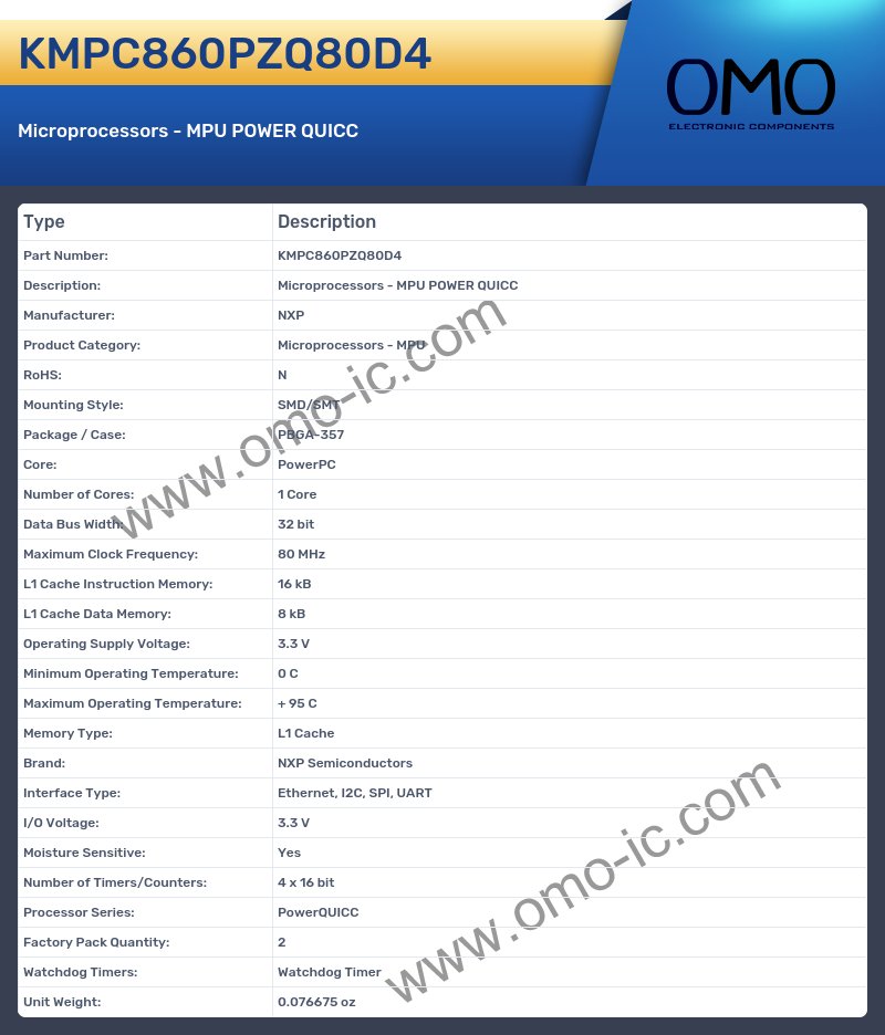 KMPC860PZQ80D4
