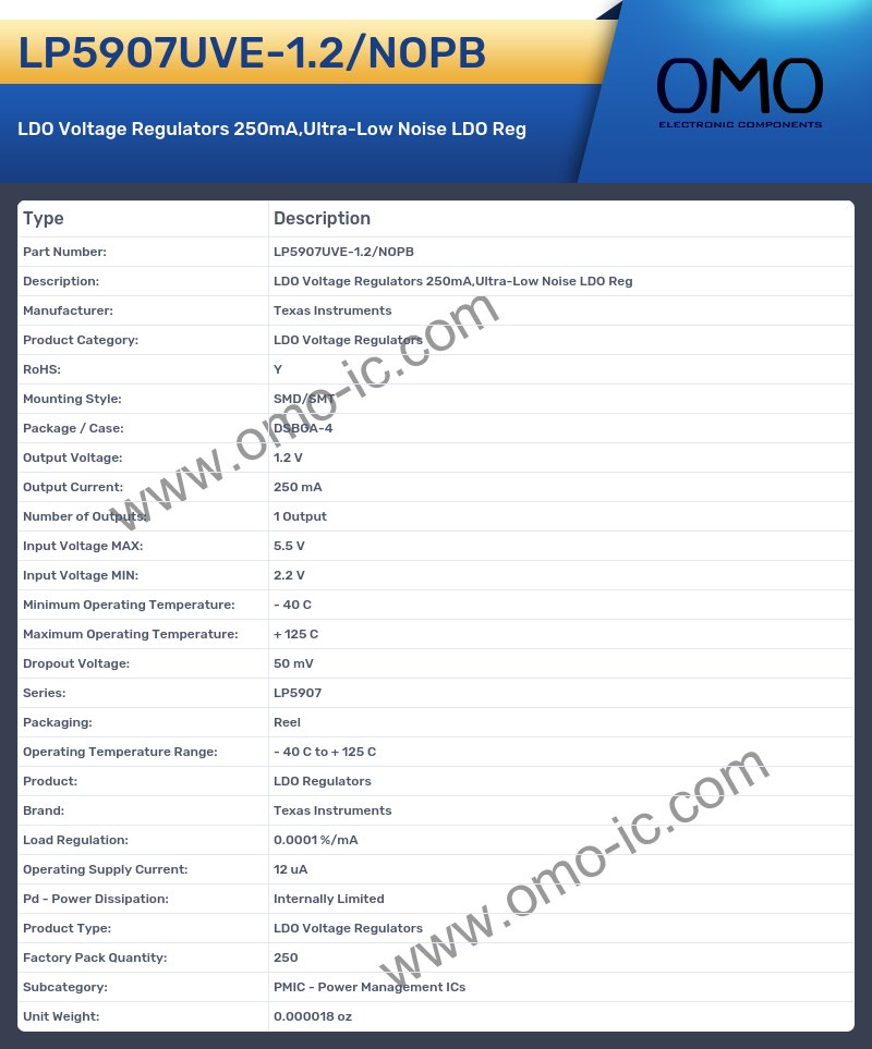 LP5907UVE-1.2/NOPB