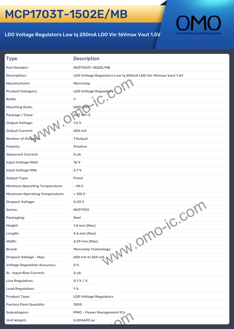 MCP1703T-1502E/MB