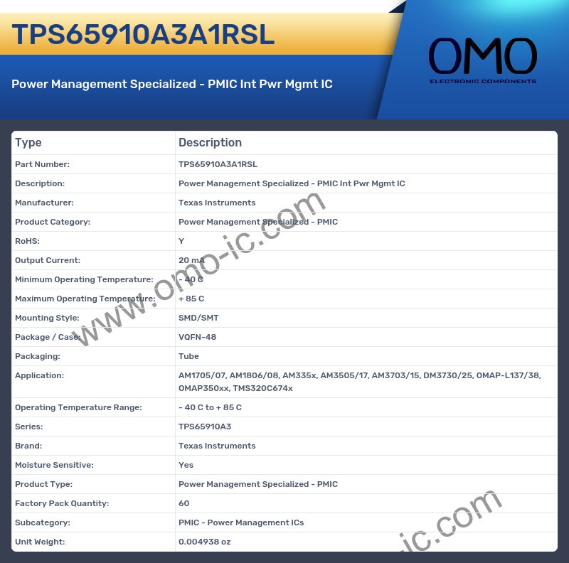 TPS65910A3A1RSL