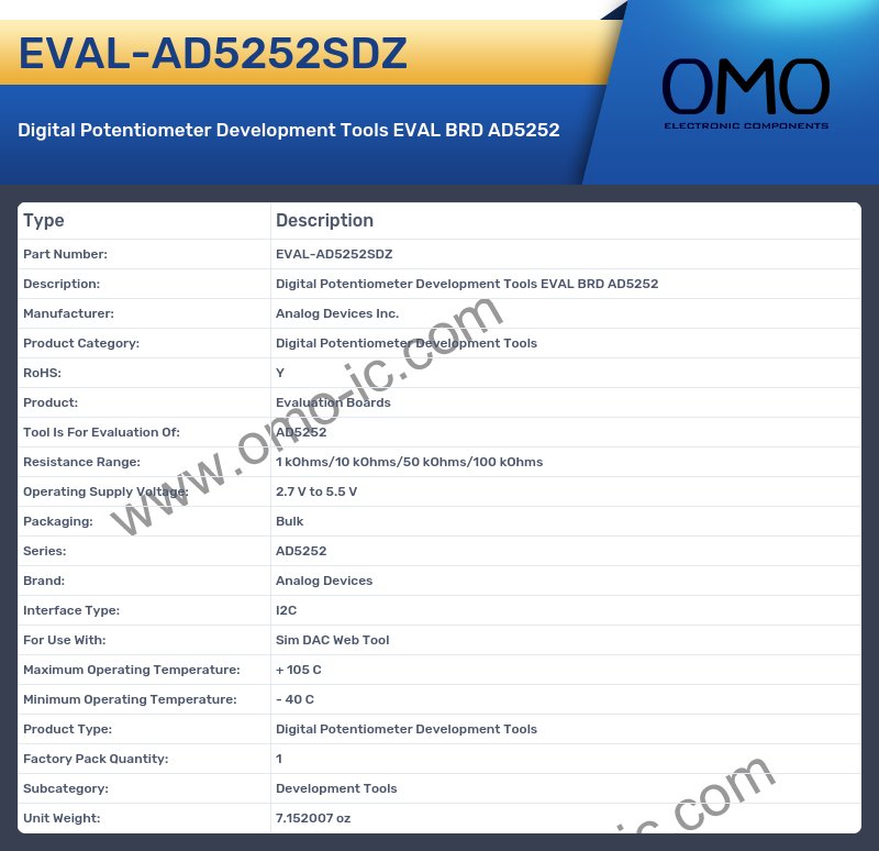 EVAL-AD5252SDZ