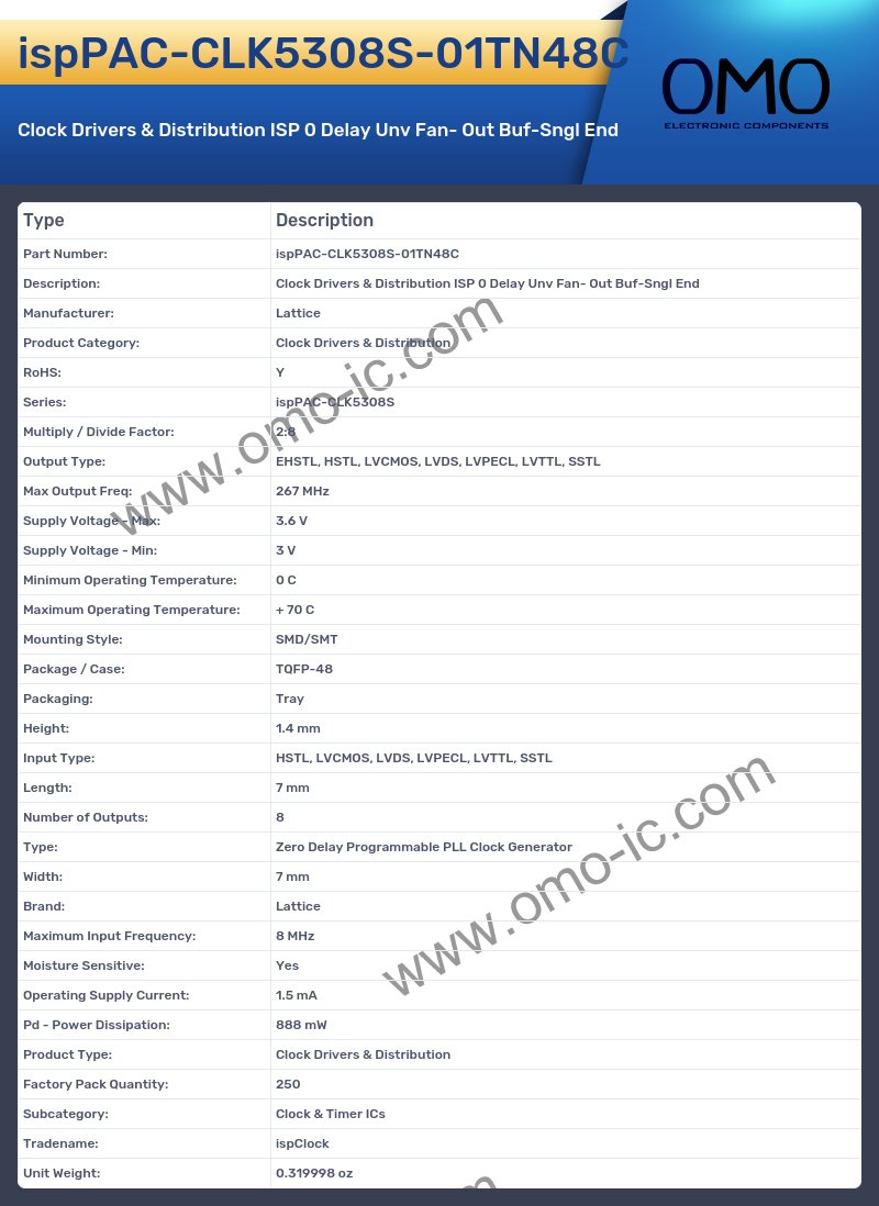 ispPAC-CLK5308S-01TN48C