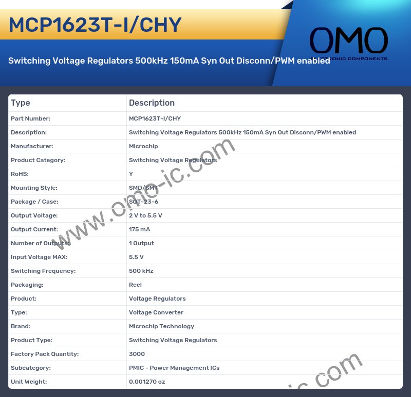 MCP1623T-I/CHY