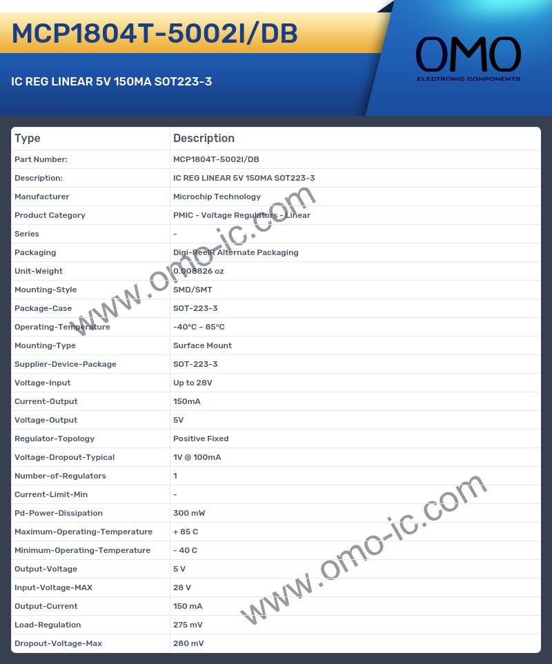 MCP1804T-5002I/DB