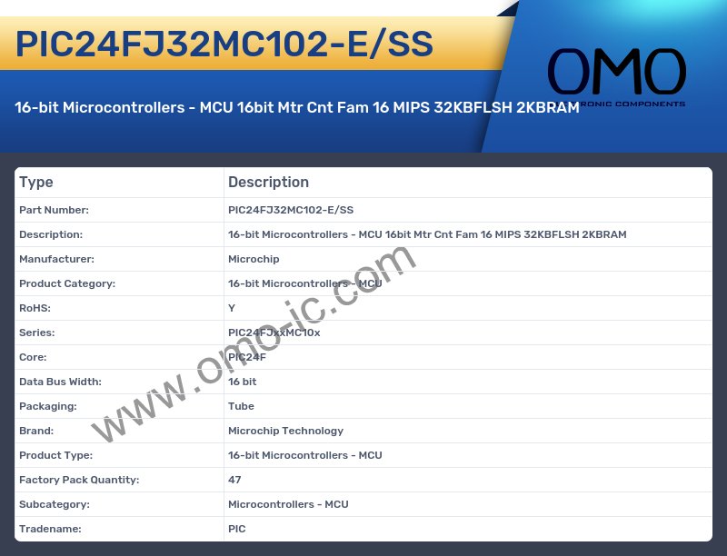 PIC24FJ32MC102-E/SS